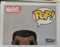 B-Ware Captain Marvel Funko Pop! Vinylfigur Nick Fury 428 - verschmutzte Verpackung