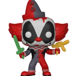 B-Ware Deadpool Funko Pop! Vinylfigur Deadpool Clown - schmutzige Verpackung
