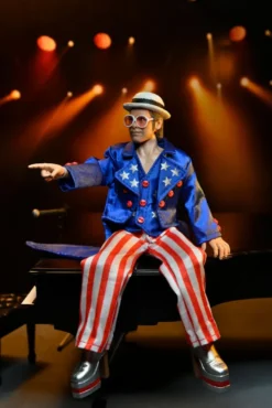 B-Ware: Elton John Retro Actionfigur Elton John (Live 1976) - Eingedrückte Verpackung