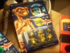 B-Ware E.T. Der Außerirdische Collector's Set Minifiguren 3er-Pack Golden Edition 5 cm - geknickte P
