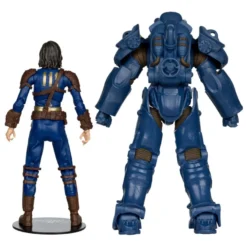 B-Ware Fallout 4 Statuen 2er-Pack T-60 Vault Tec & Sole Survivor 18 cm - defekte Verpackung