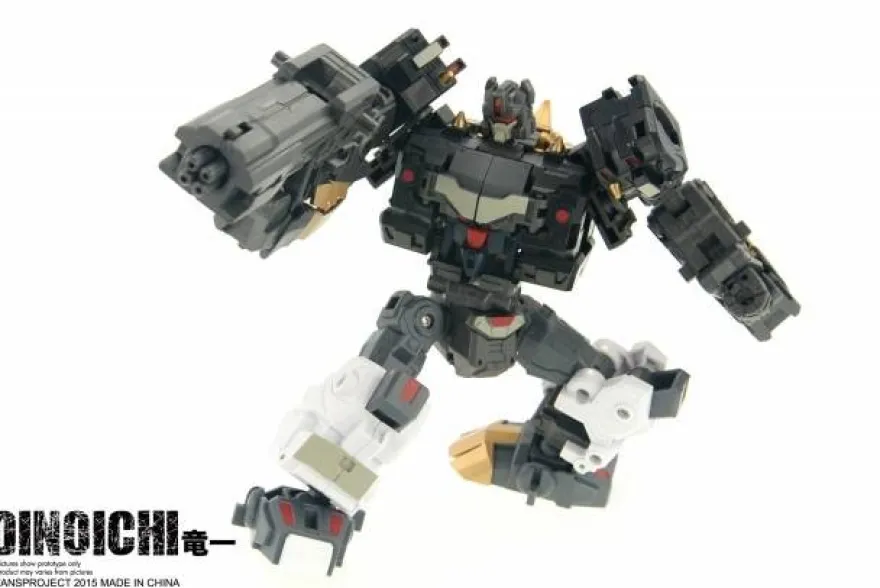 B-Ware Fansproject Saurus Ryu-Oh Combiner - Dinoichi - Beschädigte Verpackung