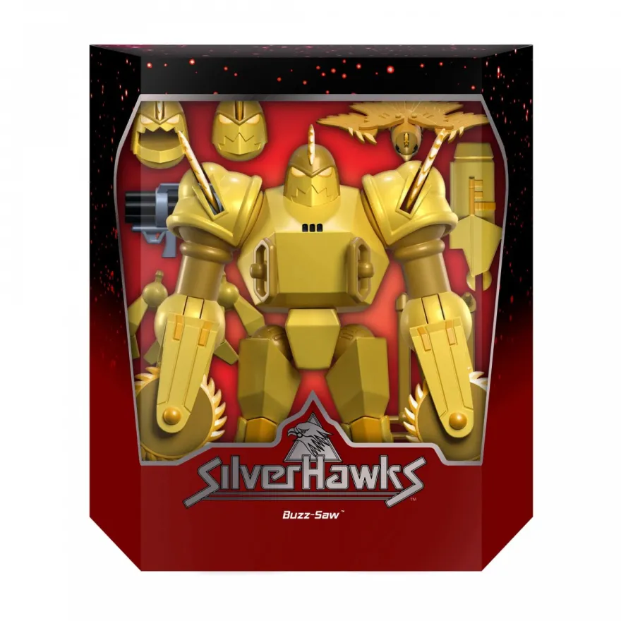 B-Ware: Silverhawks Ultimates Actionfigur Buzz-Saw - Beschädigte Verpackung