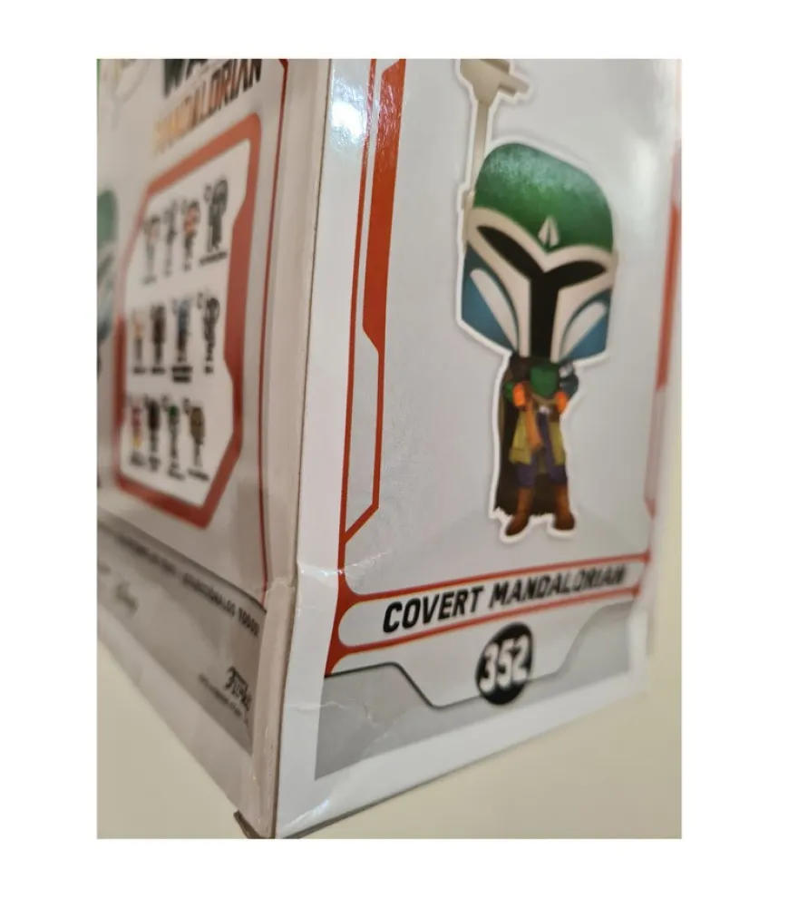 B-Ware Star Wars Mandalorian Funko Pop! Vinylfigur Covert Mandalorian - defekte Verpackung