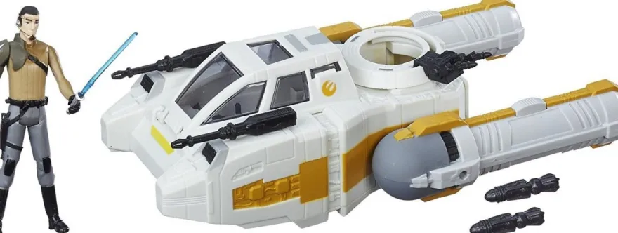 B-Ware Star Wars Rebels Y-Wing Scout Bomber Kanan Jarrus - beschädigte Verpackung