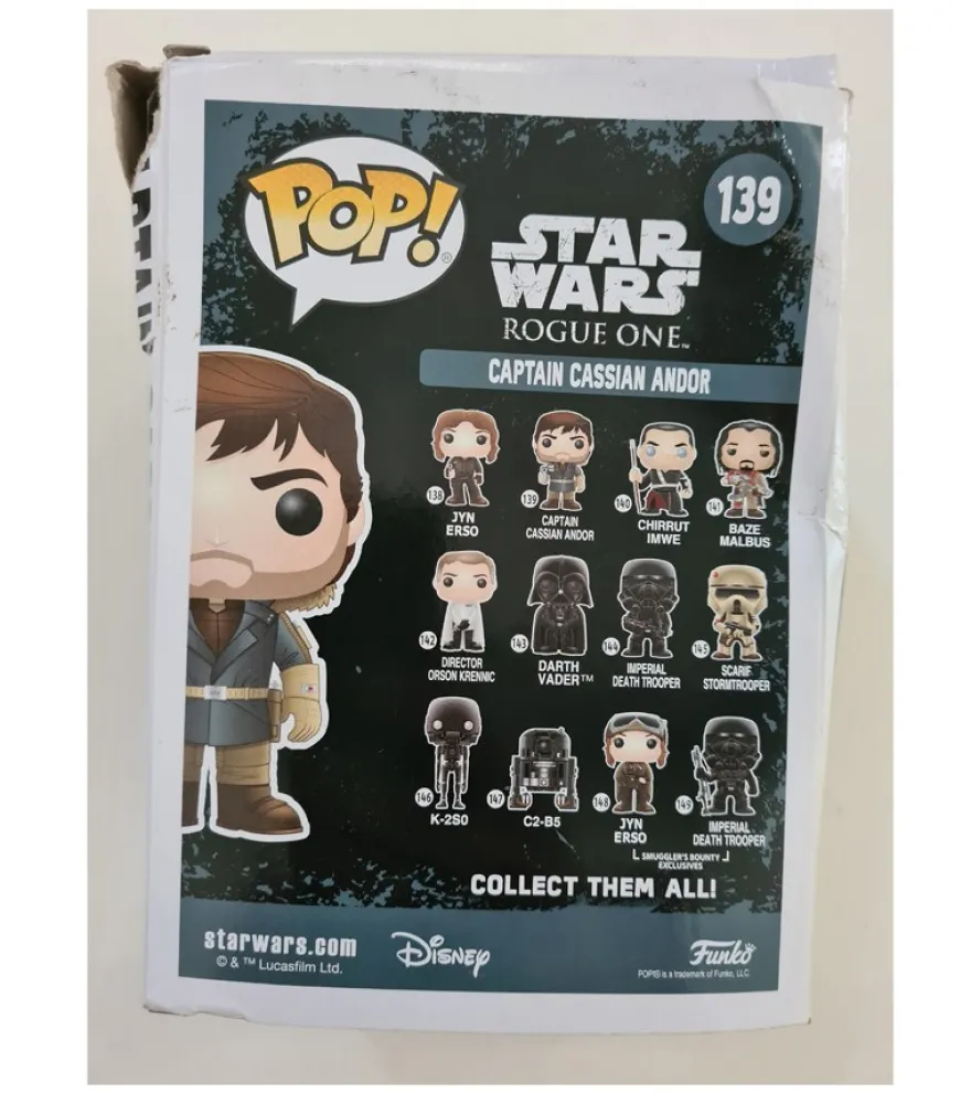 B-Ware Star Wars Rogue One Funko Pop! Vinylfigur Captain Cassian Andor 139