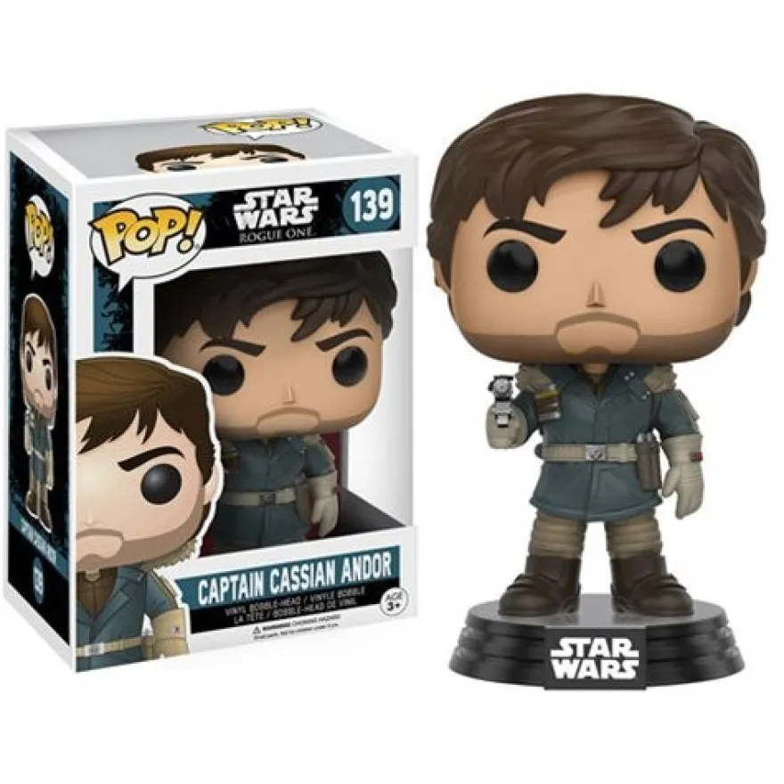B-Ware Star Wars Rogue One Funko Pop! Vinylfigur Captain Cassian Andor 139