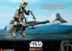 B-Ware Star Wars The Mandalorian Television Masterpiece Actionfigur 1/6 Scout Trooper & Speeder Bike