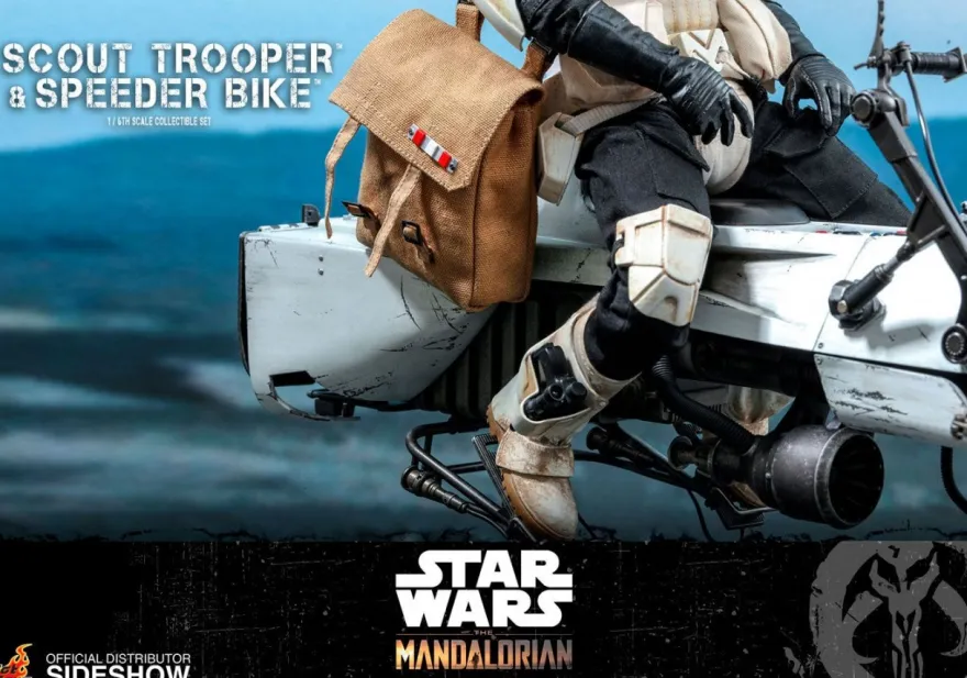 B-Ware Star Wars The Mandalorian Television Masterpiece Actionfigur 1/6 Scout Trooper & Speeder Bike