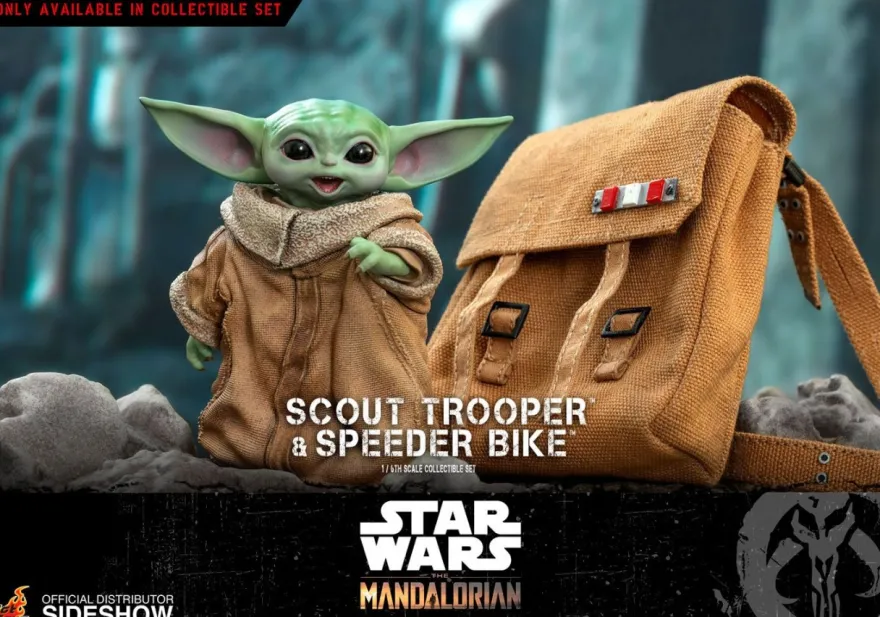 B-Ware Star Wars The Mandalorian Television Masterpiece Actionfigur 1/6 Scout Trooper & Speeder Bike