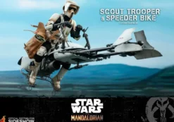 B-Ware Star Wars The Mandalorian Television Masterpiece Actionfigur 1/6 Scout Trooper & Speeder Bike