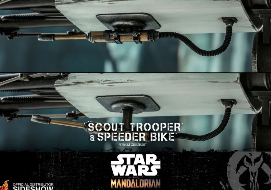 B-Ware Star Wars The Mandalorian Television Masterpiece Actionfigur 1/6 Scout Trooper & Speeder Bike