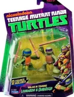 B-Ware Teenage Mutant Ninja Turtles Nickelodeon Ninja Training Leonardo & Donatello - defekte Verpac