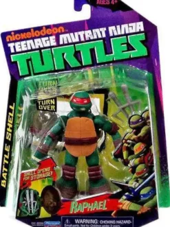 B-Ware Teenage Mutant Ninja Turtles Nickelodeon Battle Shell Raphael Actionfigur - defekte Verpackun