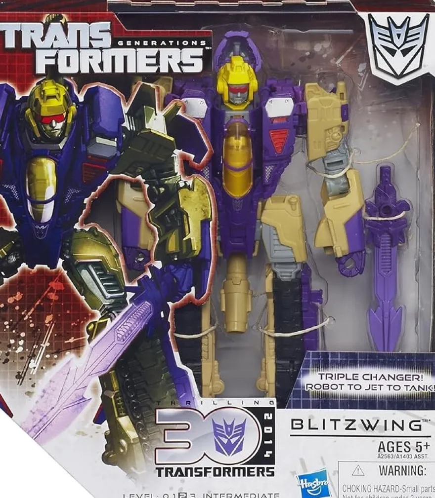 B-Ware Transformers Generations 30th Anniversary Blitzwing Voyager Actionfigur - defekte Verpackung