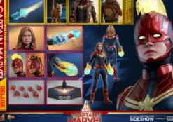 Captain Marvel Movie Masterpiece Actionfigur 1/6 Captain Marvel (Deluxe Version)