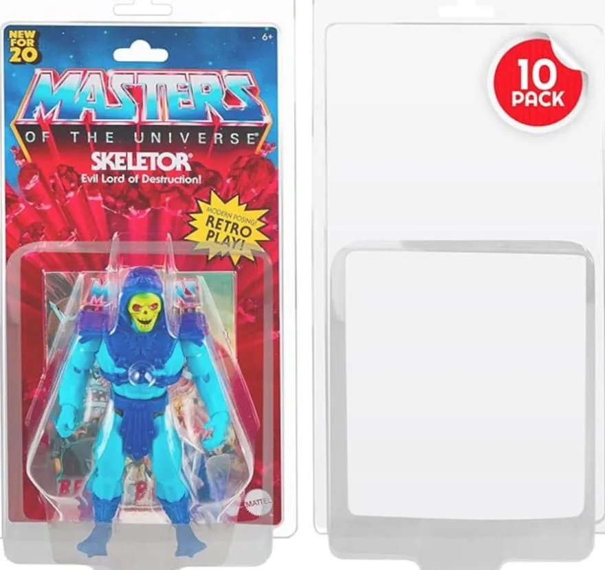 Clamshell PET Gehäuse 10er-Pack für Masters of the Universe Actionfiguren