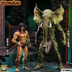 Conan the Barbarian The Tower of the Elephant Young Conan and Yag Kosha Actionfiguren 2-Pack