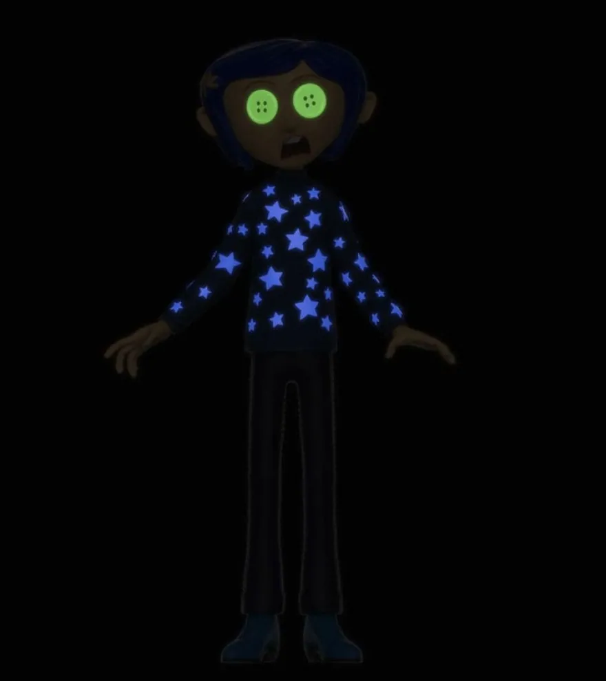 Coraline Supersize Vinyl Actionfigur Coraline (Button Eyes) 40 cm