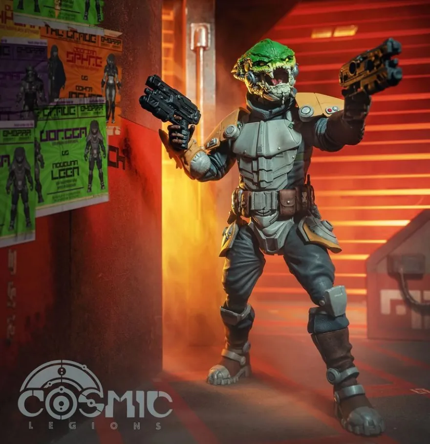 Cosmic Legions Actionfigur Noveunn Leen