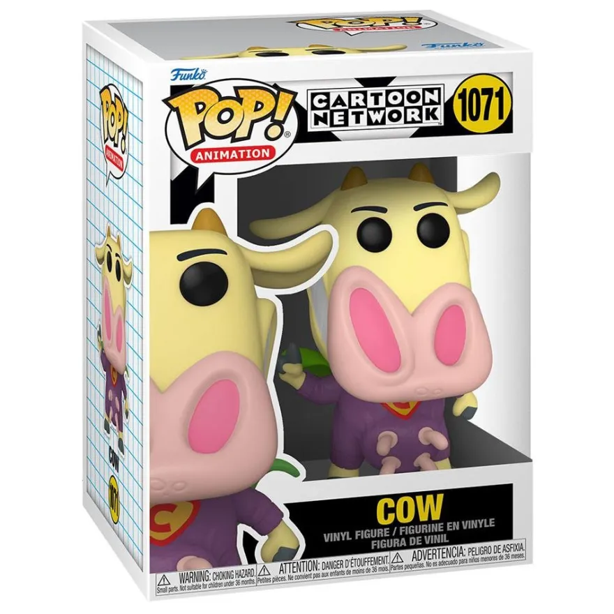 Cow and Chicken POP! Animation Vinyl Figur Super Cow 9 cm
