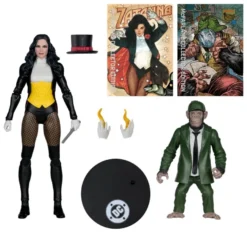 DC Classic McFarlane Actionfigur Zatanna with Detective Chimp Collector Edition #53 18 cm