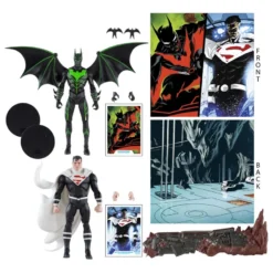 DC Collector Actionfigur 2er-Pack Batman Beyond Vs Justice Lord Superman 18 cm