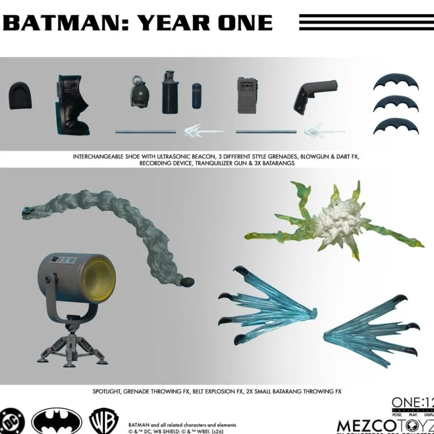 DC Comics Actionfigur 1/12 Batman: Year One 17 cm