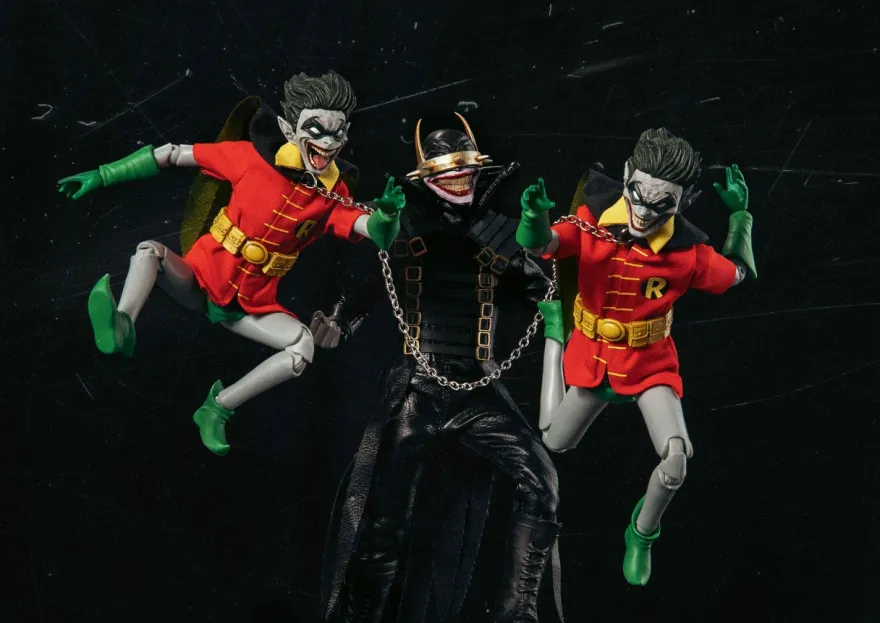 DC Comics: Dark Nights Death Metal - The Batman Who Laughs with Robin 1:9 Actionfiguren Set