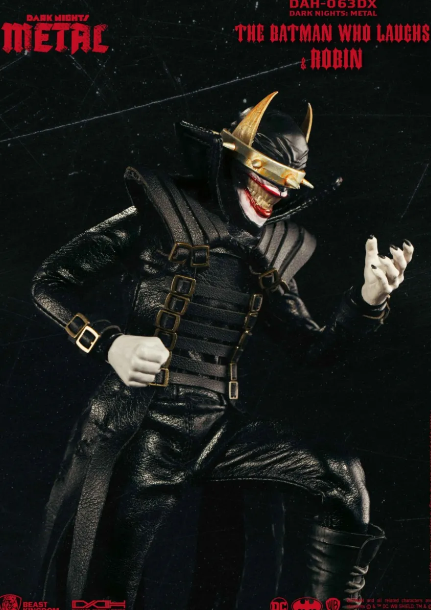 DC Comics: Dark Nights Death Metal - The Batman Who Laughs with Robin 1:9 Actionfiguren Set