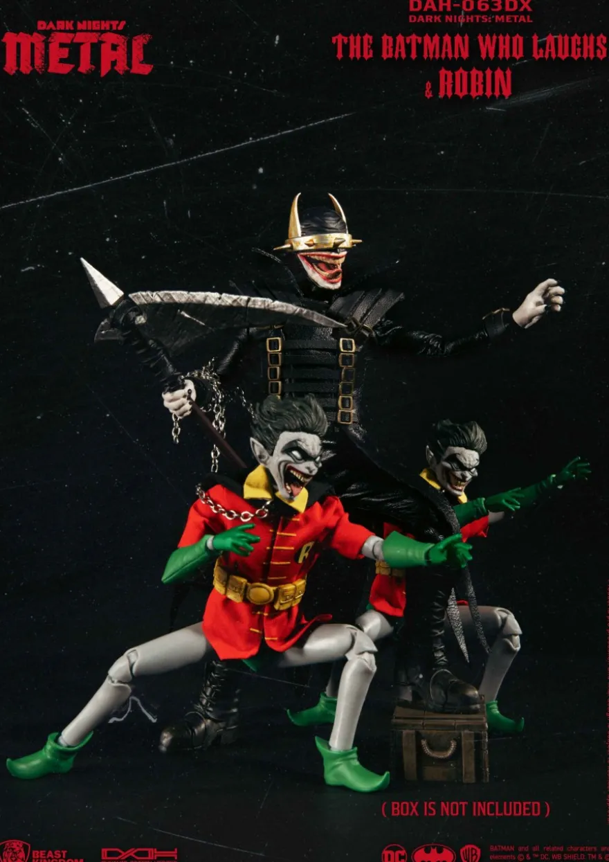 DC Comics: Dark Nights Death Metal - The Batman Who Laughs with Robin 1:9 Actionfiguren Set