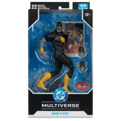 DC Comics DC Multiverse Actionfigur Dark Flash (Dark Mulitverse) (Red Platinum Edition) 18 cm