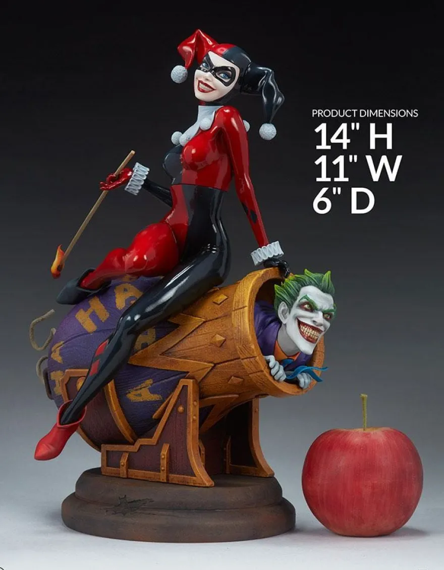 DC Comics Diorama Harley Quinn and The Joker 35 cm