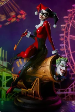 DC Comics Diorama Harley Quinn and The Joker 35 cm