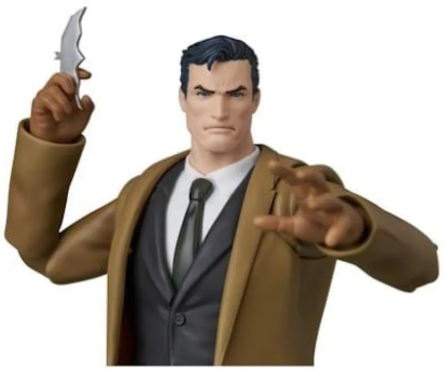DC Comics MAFEX Actionfigur Bruce Wayne (Batman: Hush Ver.) 16 cm