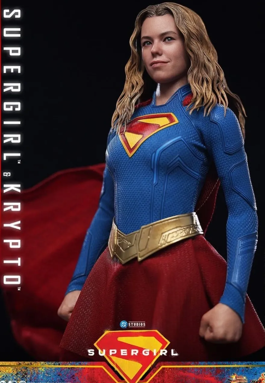 DC Comics Movie Masterpiece Actionfiguren Set Supergirl & Krypto 28 cm