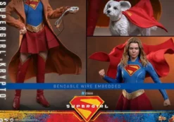 DC Comics Movie Masterpiece Actionfiguren Set Supergirl & Krypto 28 cm