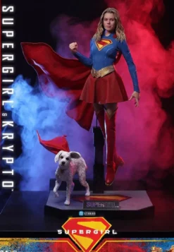 DC Comics Movie Masterpiece Actionfiguren Set Supergirl & Krypto 28 cm
