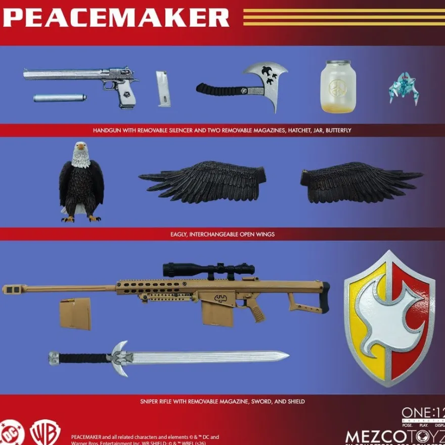 DC Comics One:12 Collective Actionfigur 1/12 Peacemaker 17 cm