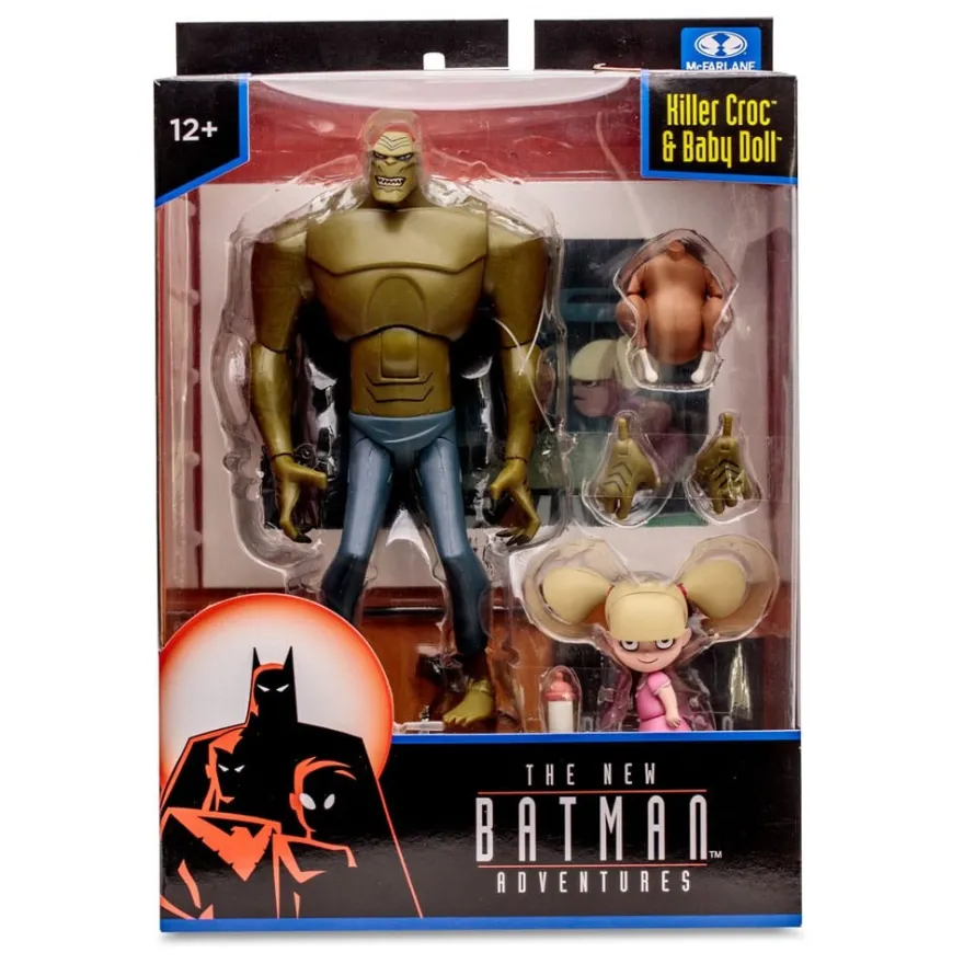 DC Direct Actionfiguren 18 cm The New Batman Adventures Wave 1 - Killer Croc with Baby Doll