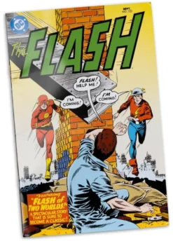 DC Direct Page Punchers Actionfigur The Flash Jay Garrick (The Flash #123) (Red Platinum Edition)
