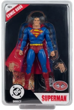 DC Direct Page Punchers Actionfigur Superman (Justice #1) (Red Platinum Edition) 19 cm