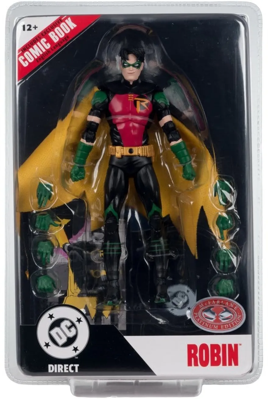 DC Direct Page Punchers Actionfigur Robin Tim Drake (Nightwing #81) (Red Platinum Edition) 18 cm