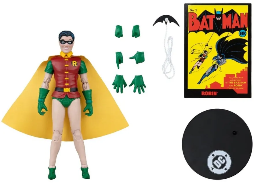 DC Direct Page Punchers Actionfigur Robin Dick Grayson (Batman #1) (Red Platinum Edition) 14 cm