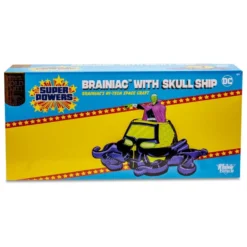 DC Direct Super Powers Actionfigur und Fahrzeug Brainiac with Skull Ship (Gold Label) 12 cm