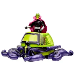 DC Direct Super Powers Actionfigur und Fahrzeug Brainiac with Skull Ship (Gold Label) 12 cm