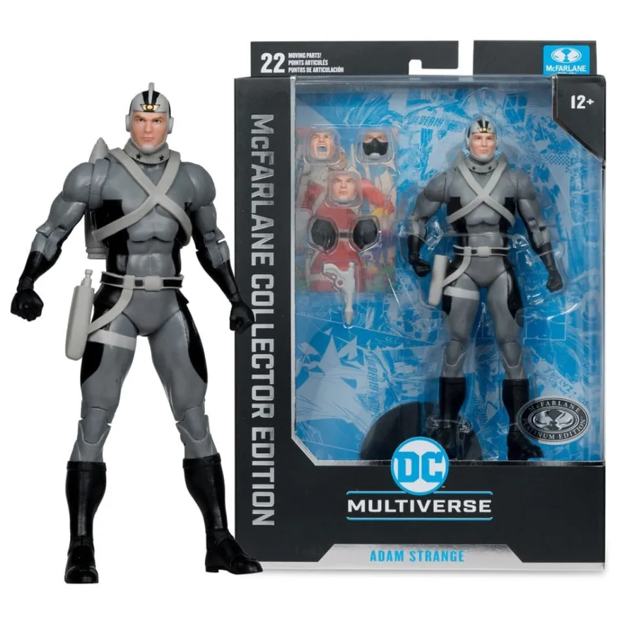 DC McFarlane Collector Edition Wave 10 #33 Adam Strange 7-Inch Scale Actionfigur - Platinum Edition