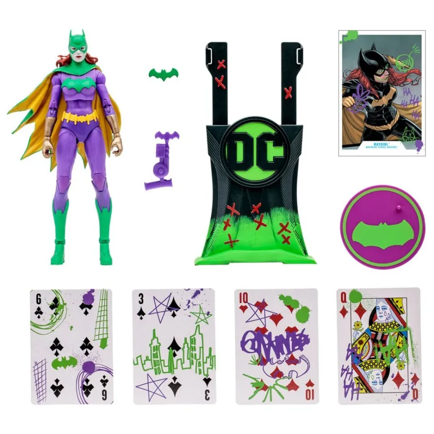 DC Multiverse Actionfigur Batgirl Jokerized (Three Jokers) (Gold Label) 18 cm