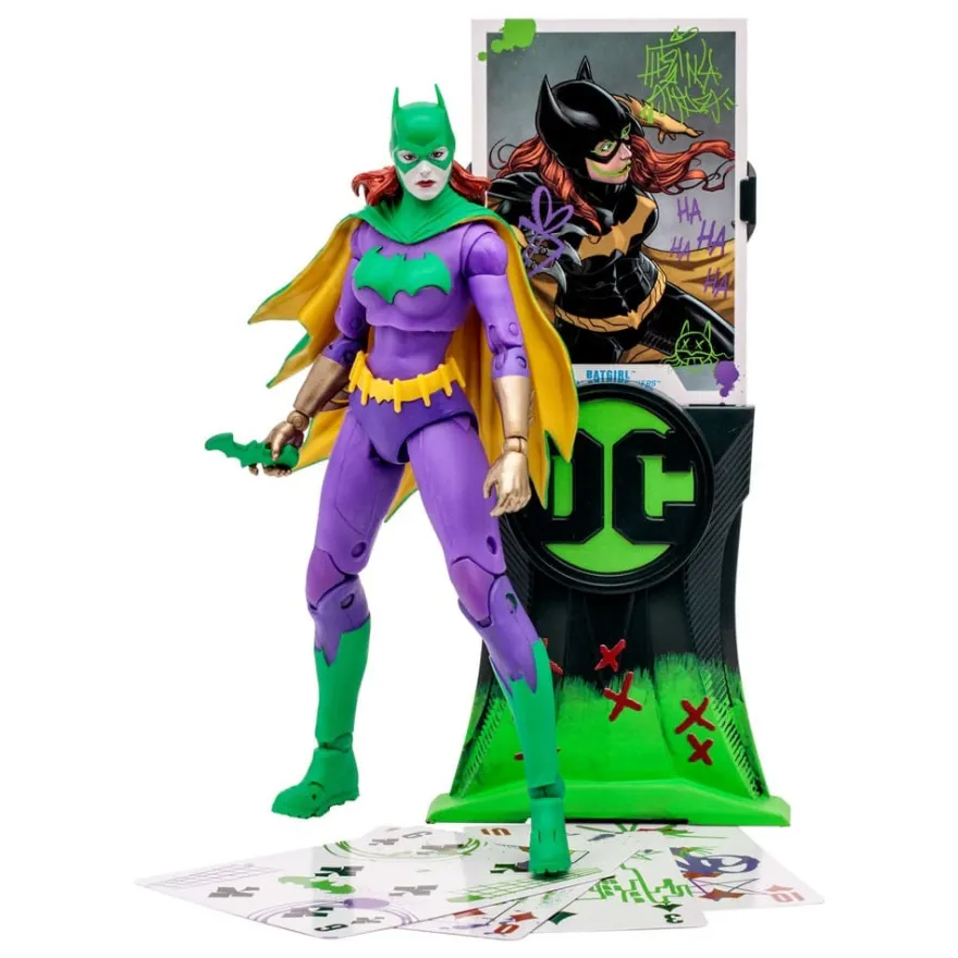 DC Multiverse Actionfigur Batgirl Jokerized (Three Jokers) (Gold Label) 18 cm