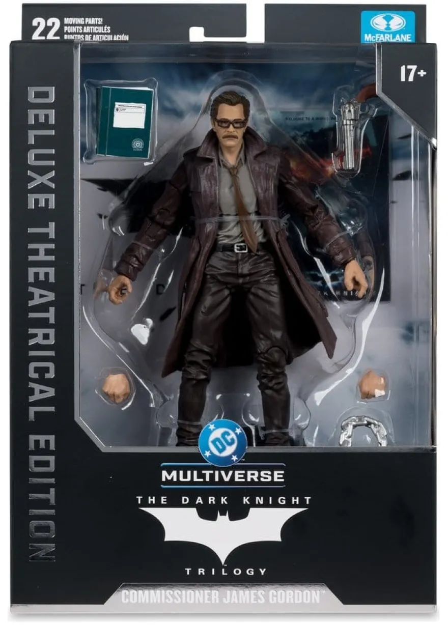 DC Multiverse Actionfigur Commissioner James Gordon (The Dark Knight Trilogy) Deluxe Theatrical Edit